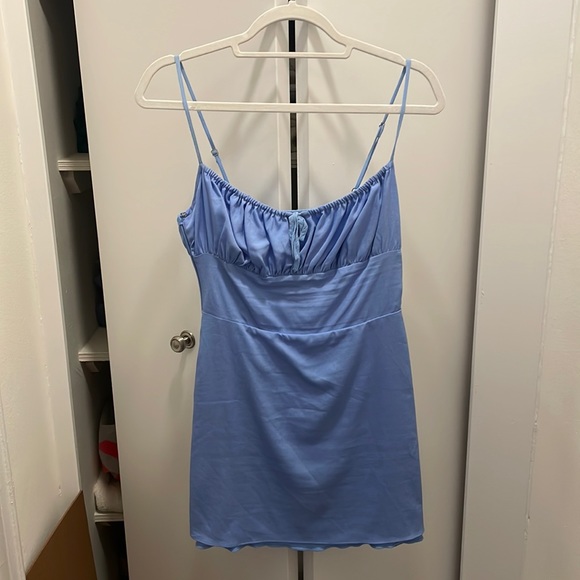 Blue aritzia dress. Stretchy - Picture 1 of 3